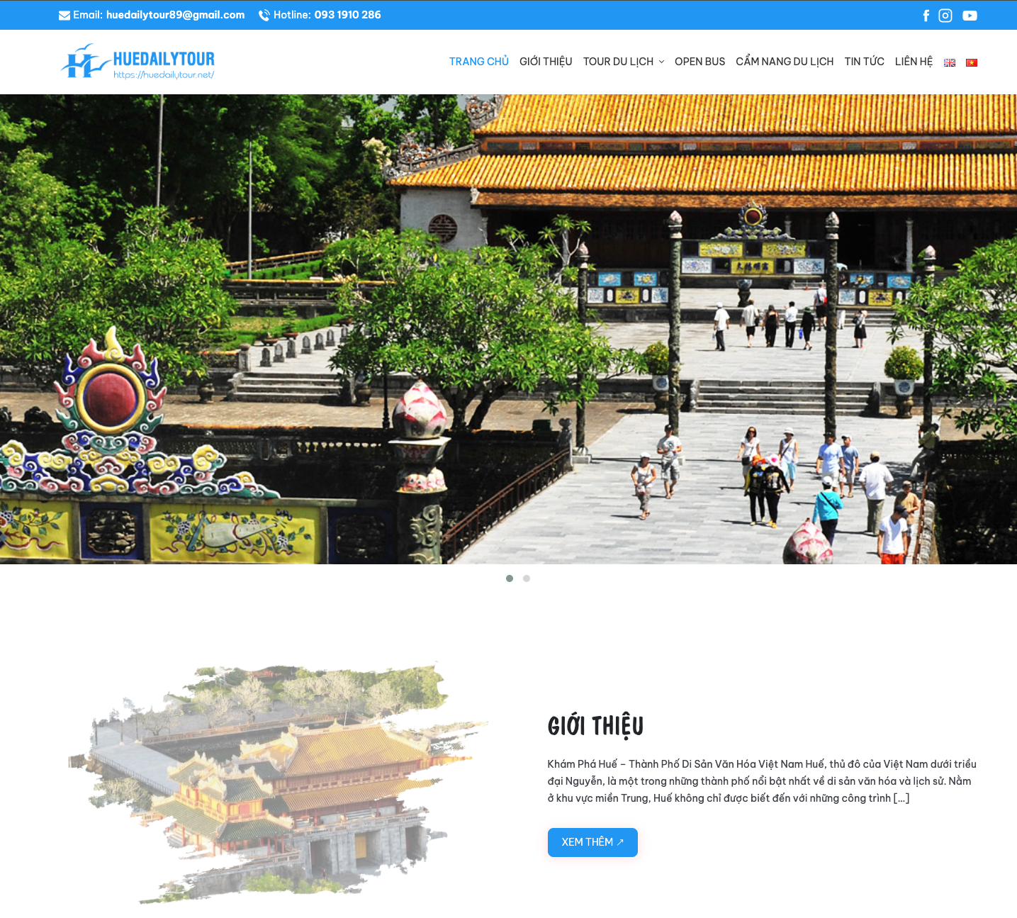 Full Code Wordpress Du lịch