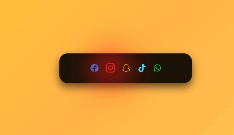 Glowing Icons CSS