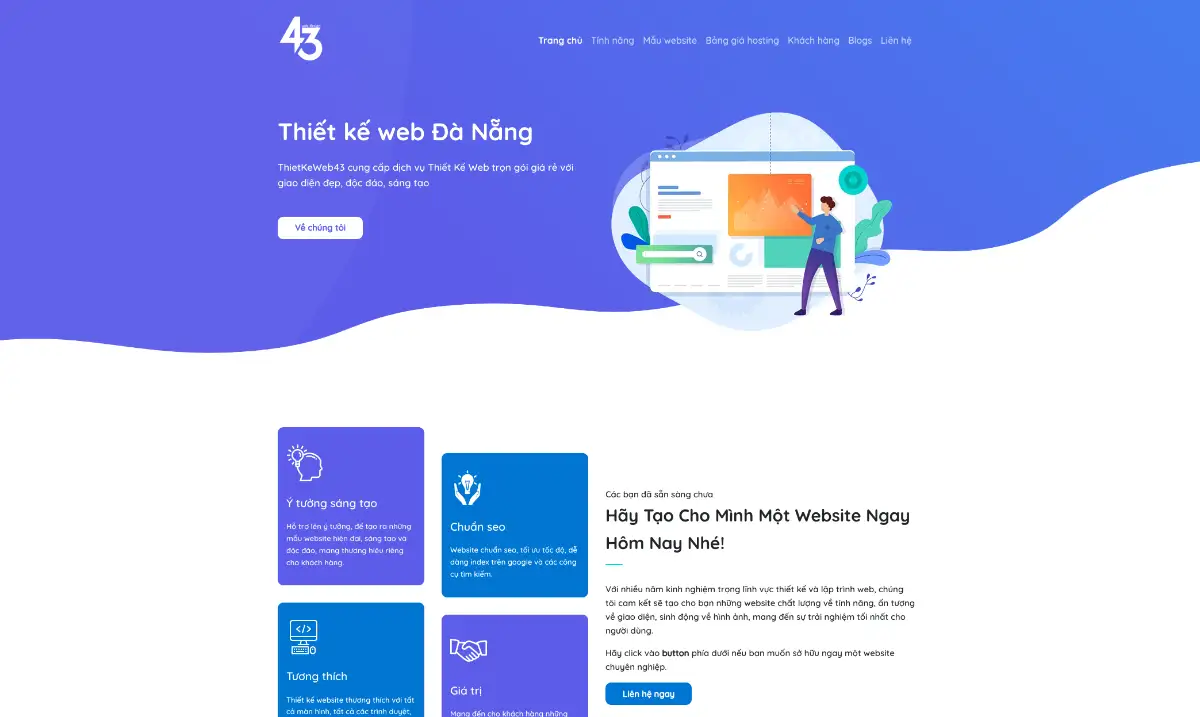 Share code dịch vụ thiết kế web