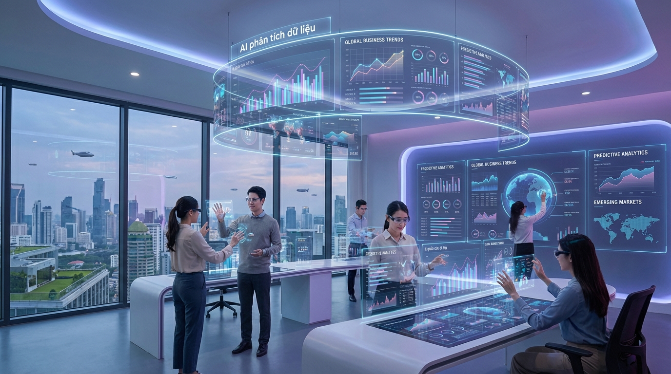 Hệ thống AI phân tích dữ liệu hiện đại hỗ trợ ra quyết định chiến lược - AI phân tích dữ liệu: Top 10 công cụ đột phá cực mạnh