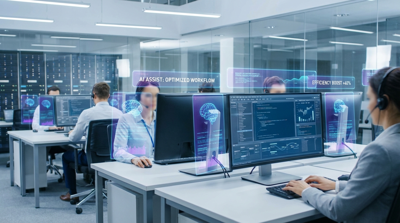 AI tăng năng suất đang trở thành xu hướng tất yếu trong mọi doanh nghiệp hiện đại. - AI tăng năng suất: 10 trợ lý ảo quản lý công việc cực đỉnh