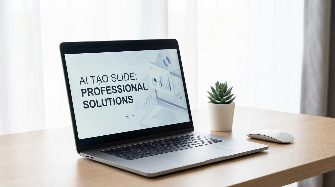 Sử dụng AI tạo slide giúp nâng tầm tính chuyên nghiệp cho mọi bài thuyết trình. - AI tạo slide: Top 10 công cụ thiết kế chuyên nghiệp nhất
