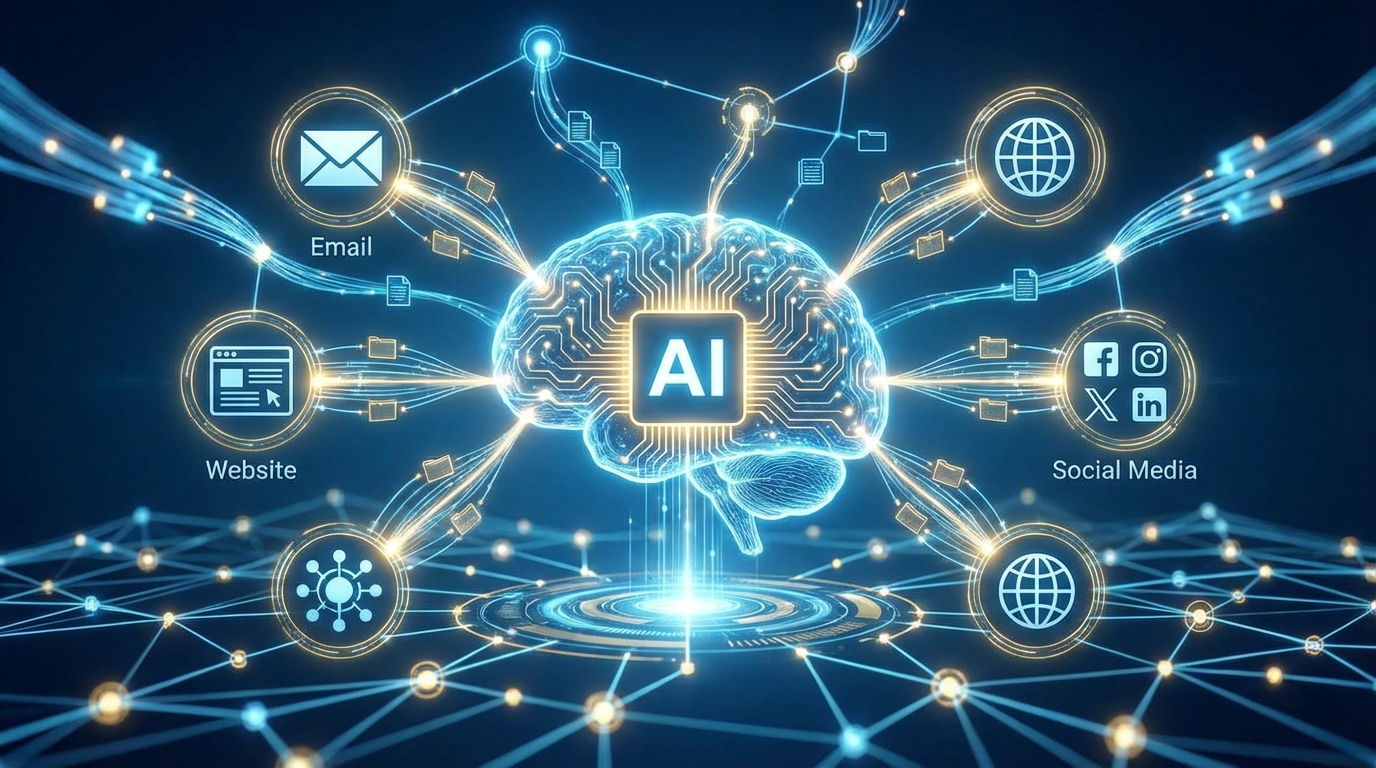 Hệ thống tự động hóa marketing đa kênh vận hành mượt mà nhờ trí tuệ nhân tạo - AI trong marketing: Tuyệt chiêu bùng nổ doanh số thần tốc