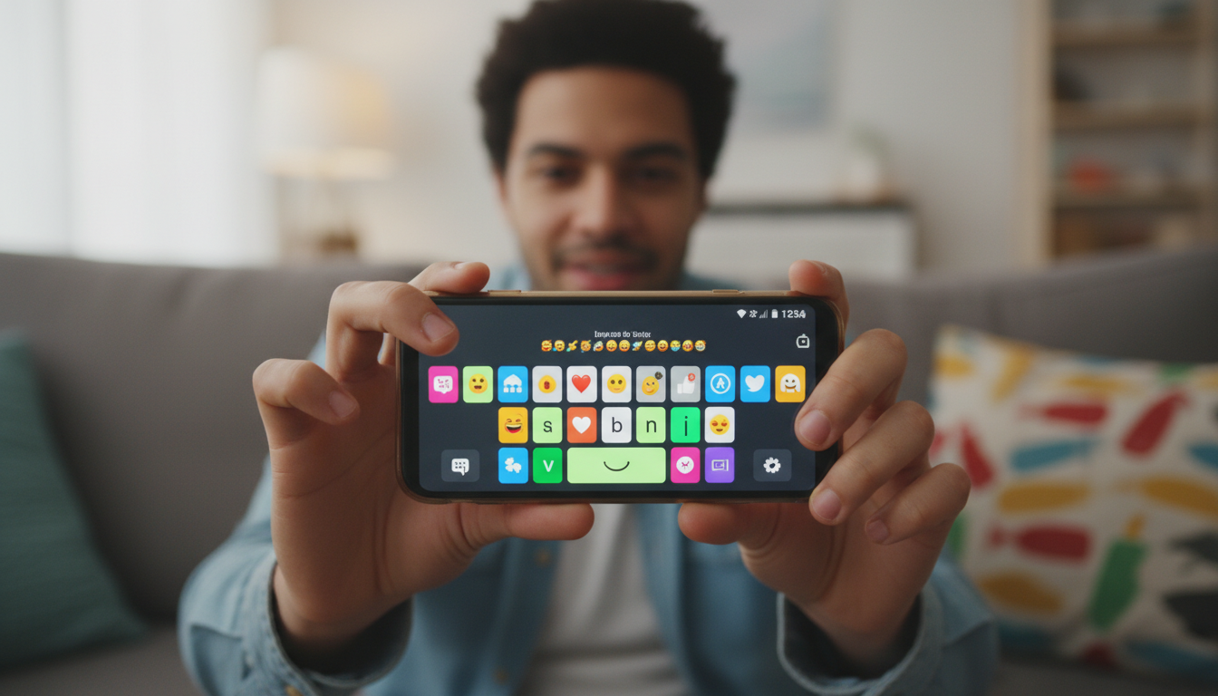 Sử dụng bàn phím emoji trên điện thoại để nhắn tin - Bàn phím emoji