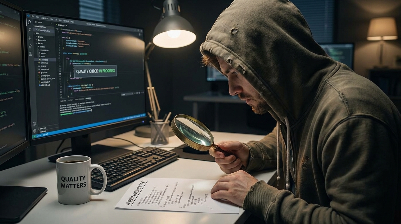 Luôn kiểm tra kỹ lưỡng khi áp dụng cách viết prompt cho AI vào dự án thực tế - Cách viết prompt cho AI cực đỉnh giúp xây kiến trúc phần mềm