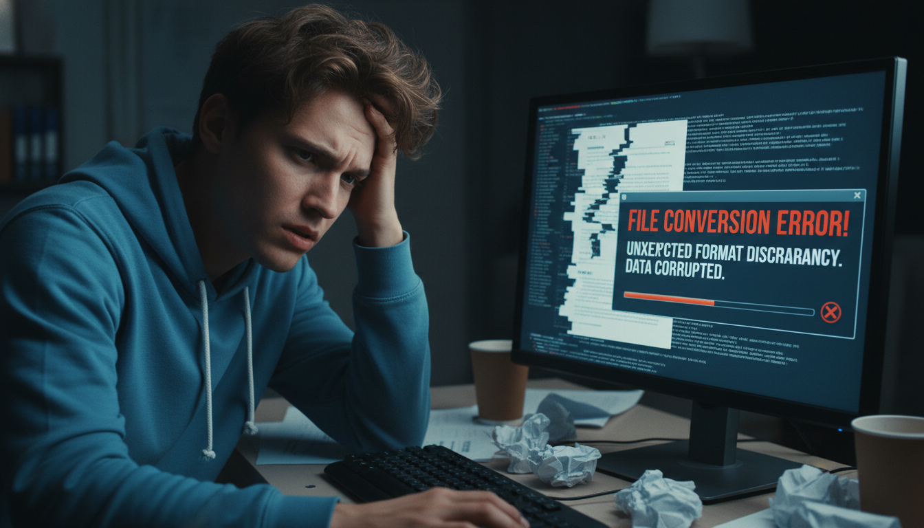 Xử lý lỗi khi chuyển đổi file - Đổi MP3 sang WAV