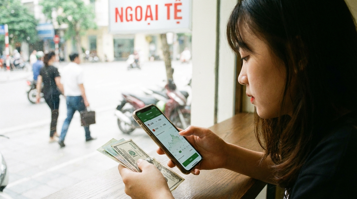 Sử dụng công cụ chuyển đổi ngoại tệ trên điện thoại - Chuyển đổi ngoại tệ