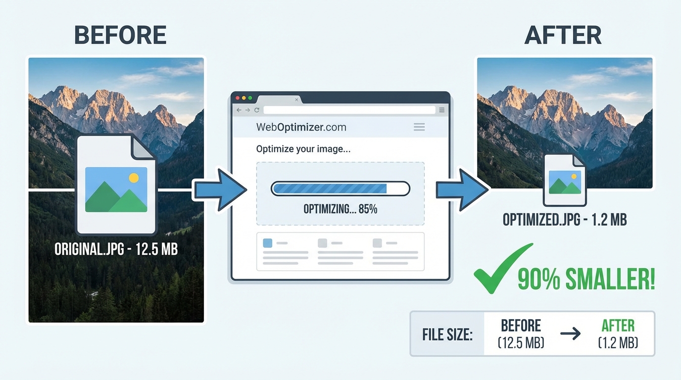 Tối ưu hóa kích thước ảnh giúp tăng tốc độ tải trang. - Công cụ chuyển pdf sang ảnh