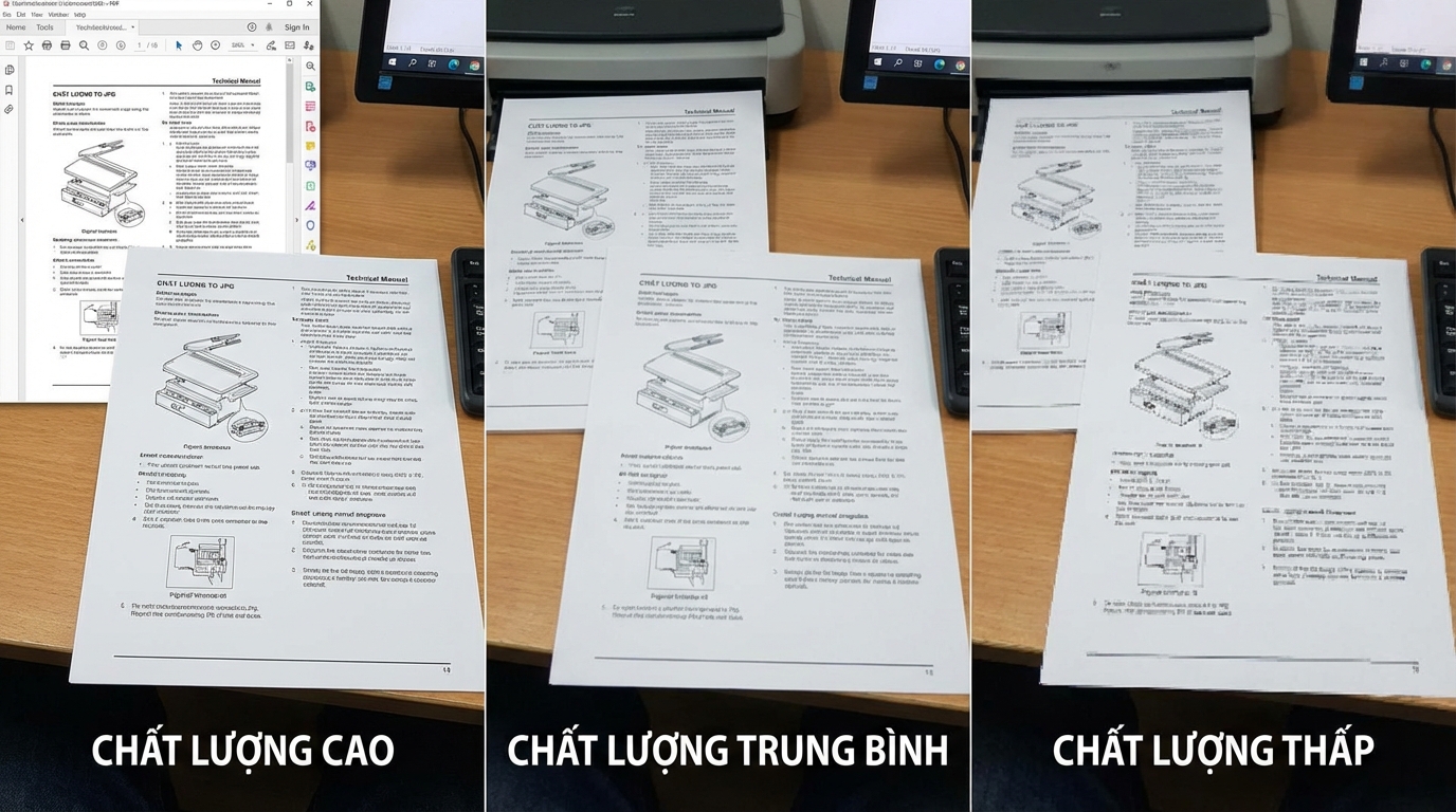 So sánh chất lượng ảnh sau chuyển đổi. - Công cụ chuyển pdf sang ảnh