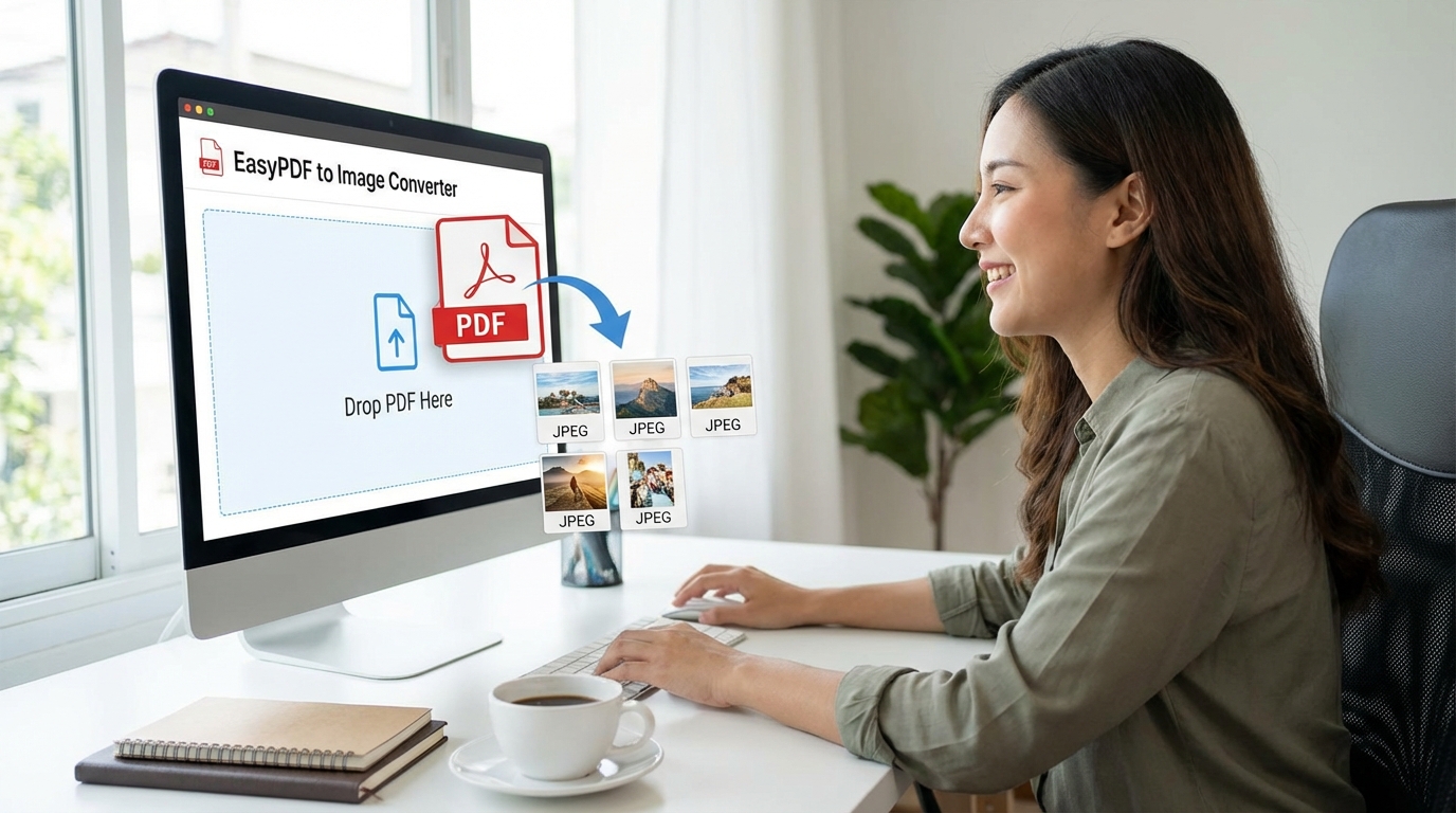 Giao diện trực quan giúp chuyển đổi dễ dàng. - Công cụ chuyển pdf sang ảnh