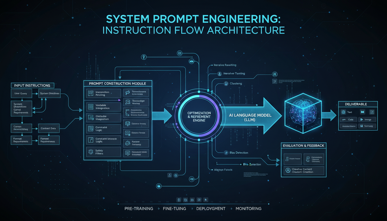 Sơ đồ cấu trúc system prompt engineering cho các mô hình ngôn ngữ lớn - Custom GPTs tutorial: Tuyệt chiêu thiết kế prompt đỉnh cao