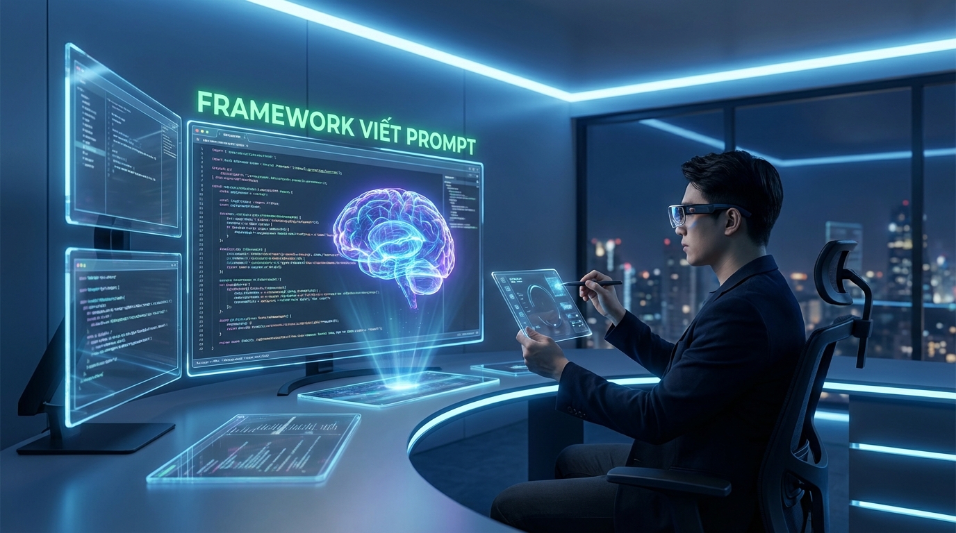 áp dụng framework viết prompt giúp tối ưu hóa hiệu quả làm việc với trí tuệ nhân tạo - Framework viết prompt cực đỉnh giúp bạn làm chủ mọi AI