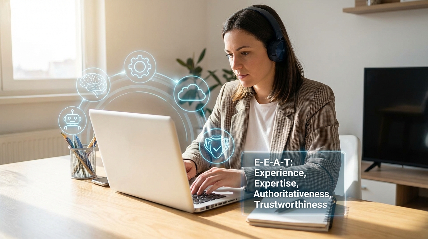 nội dung chất lượng cao tuân thủ nguyên tắc e-e-a-t là nền tảng của chiến lược tối ưu WordPress cho AI - Google SGE SEO: Bí kíp bứt phá đỉnh cao cho WordPress