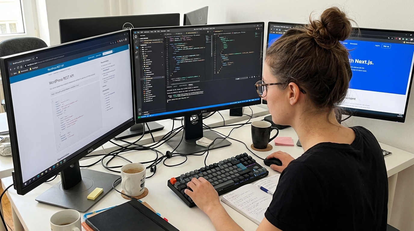 Next.js là một React WordPress framework phổ biến nhất để tối ưu hóa hiệu suất website - Headless WordPress 2026: 7 framework đột phá xây dựng PWA