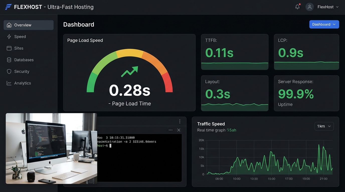 giao diện quản trị của hosting wordpress nhanh nhất 2026 giúp theo dõi hiệu suất web - hosting wordpress nhanh nhất 2026: 10 dịch vụ Đỉnh cao kinh ngạc