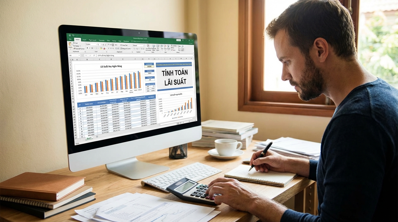 Tính toán lãi suất vay ngân hàng dễ dàng hơn bao giờ hết - Công cụ Tính lãi suất vay
