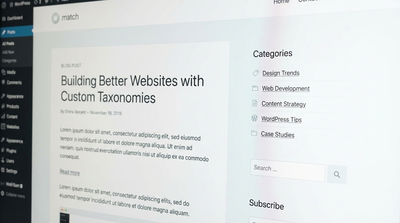 Hiển thị custom taxonomy giúp người dùng điều hướng website dễ dàng hơn - Custom taxonomy trong wordpress từ a đến z