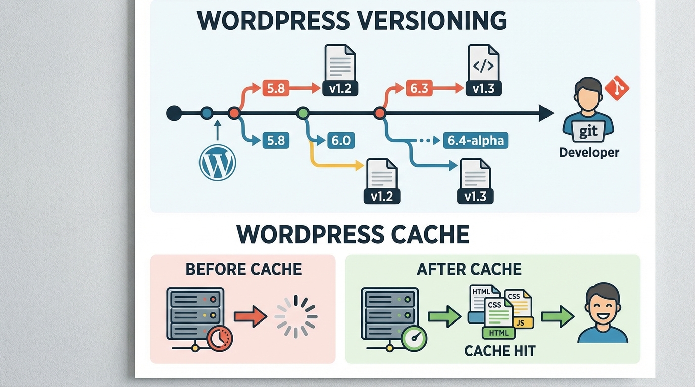 Versioning và Cache - Enqueue trong WordPress load js css đúng chuẩn