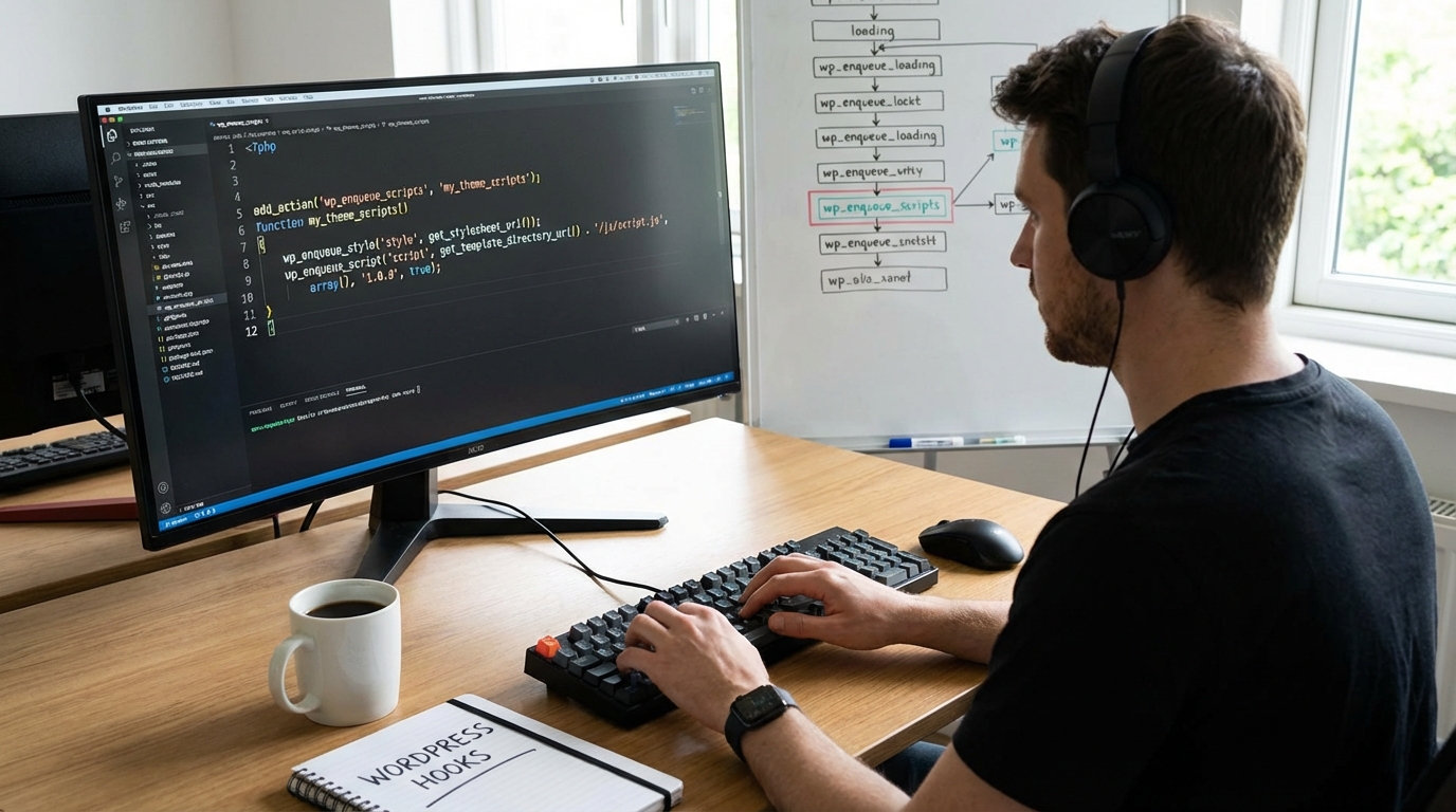 Hook wp_enqueue_scripts - Enqueue trong WordPress load js css đúng chuẩn