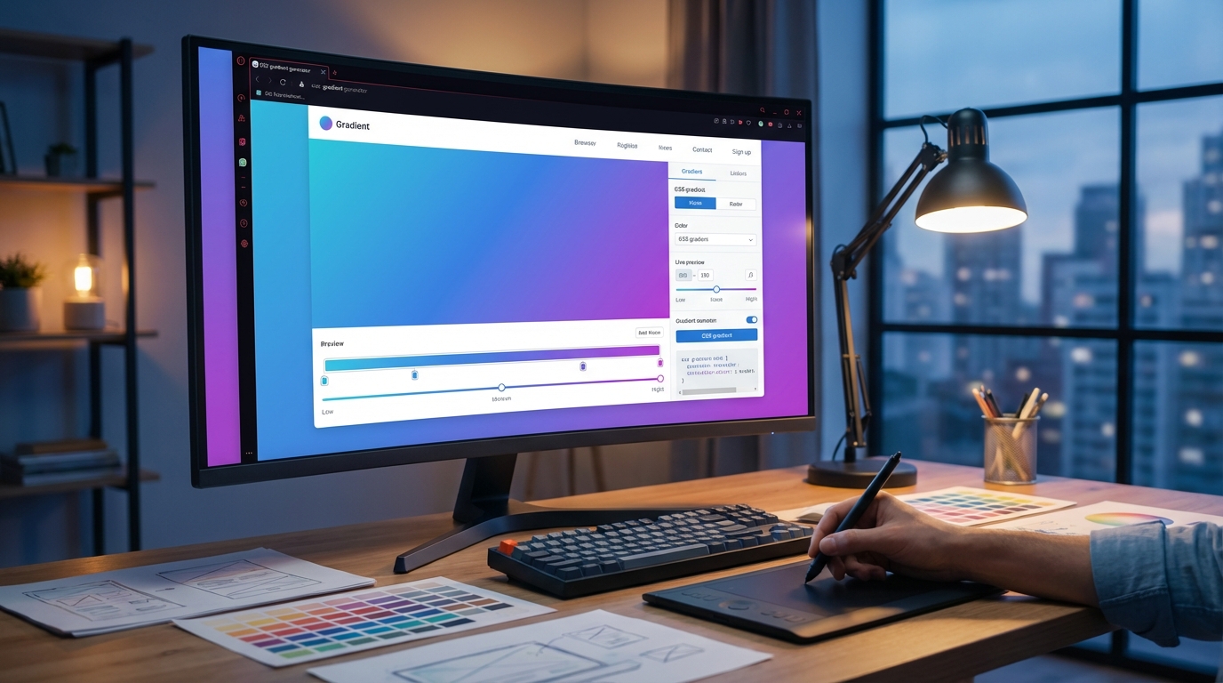 Gradient CSS Generator: Công cụ bứt phá cho thiết kế web