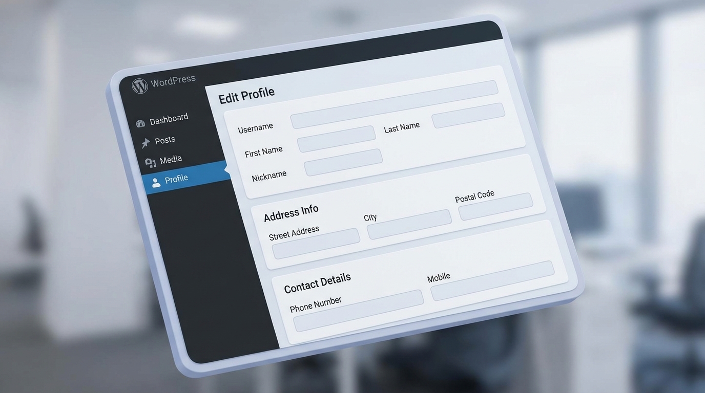Giao diện quản lý thông tin thành viên trong WordPress - Hướng dẫn get user và custom user field trong wordpress