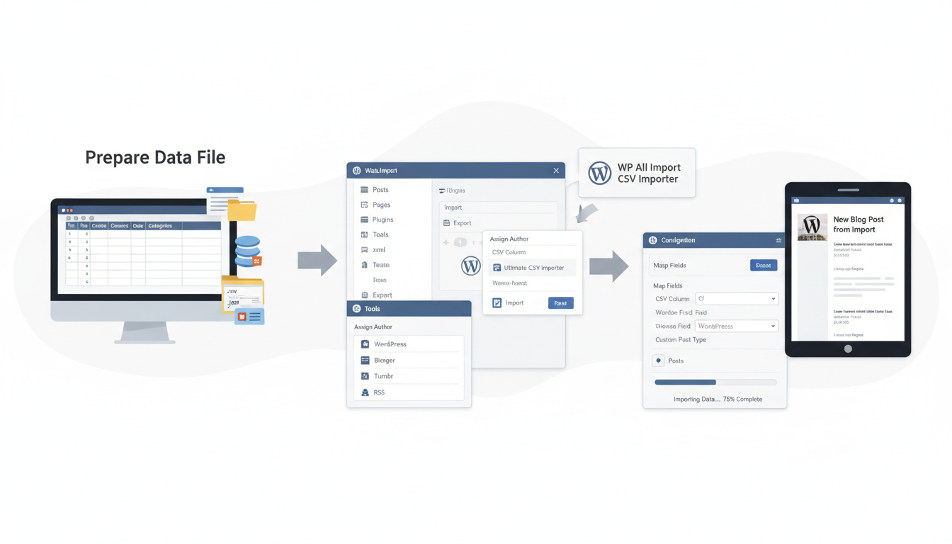 Nhập dữ liệu WordPress dễ dàng hơn bao giờ hết - Nhập và xuất dữ liệu WordPress
