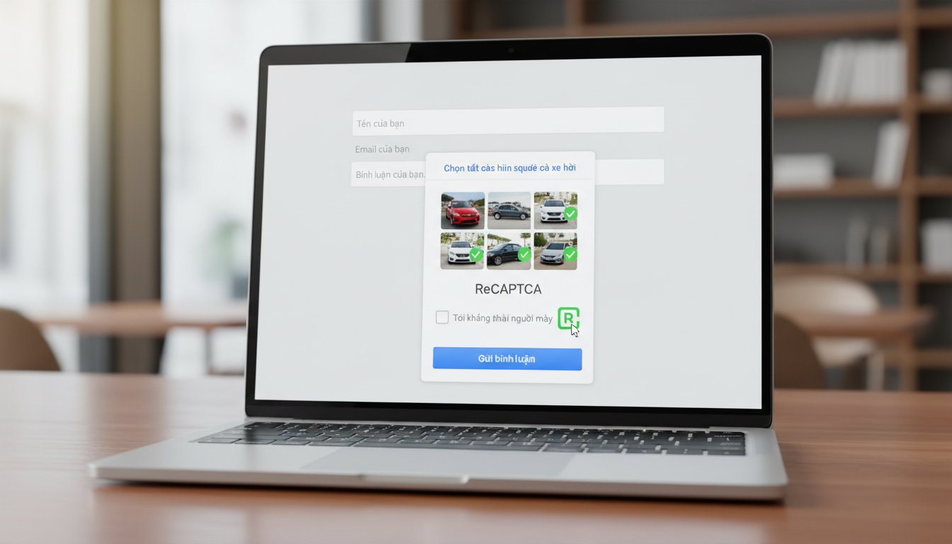 reCAPTCHA giúp ngăn chặn spam bot - Quản lý bình luận WordPress và các phương pháp chống spam bình luận