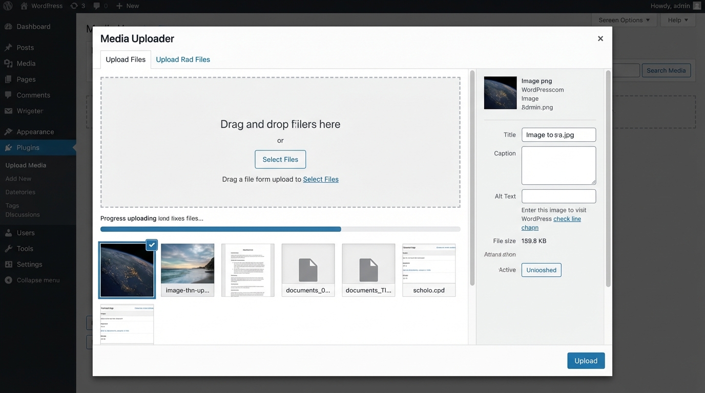 Giao diện Media Uploader WordPress - Tích hợp media uploader vào plugin WordPress
