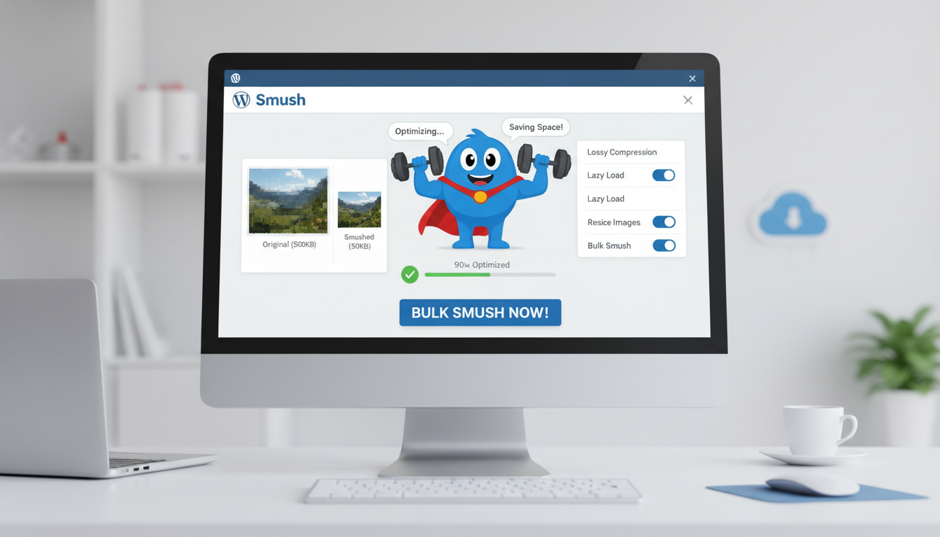 Plugin Smush giúp tối ưu hóa hình ảnh - Tìm hiểu và Quản lý Media WordPress