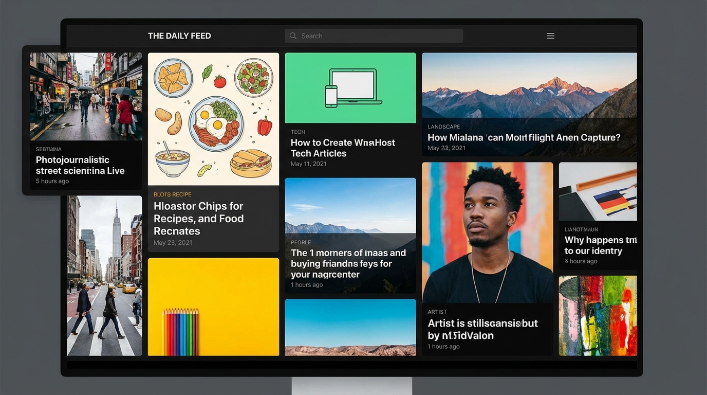 Giao diện website hiển thị hình ảnh đại diện đồng bộ và chuyên nghiệp - Tìm hiểu về media và get thumbnail wordpress